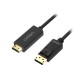 (Onten) DP303 Display Port(M) To HDMI(M) Cable 1.8m