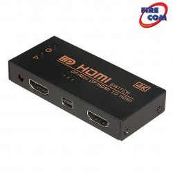 (Onten) OTN-7589 4K HDMI/Mini DP/DP To HDMI Switch