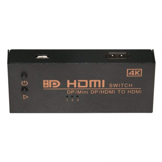 (Onten) OTN-7589 4K HDMI/Mini DP/DP To HDMI Switch