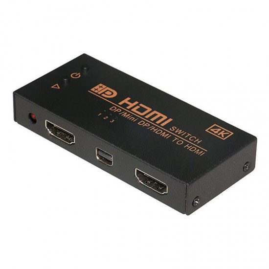 (Onten) OTN-7589 4K HDMI/Mini DP/DP To HDMI Switch