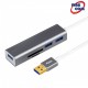 (Onten) OTN-5223 USB3.0 To 3Port Hub with SD/TF Card Reader Length 0.2m
