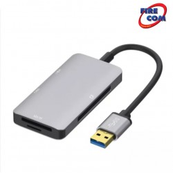 (Onten) OTN-8107 USB3.0 To 2Port Hub + SD/TF/CF Card Reader