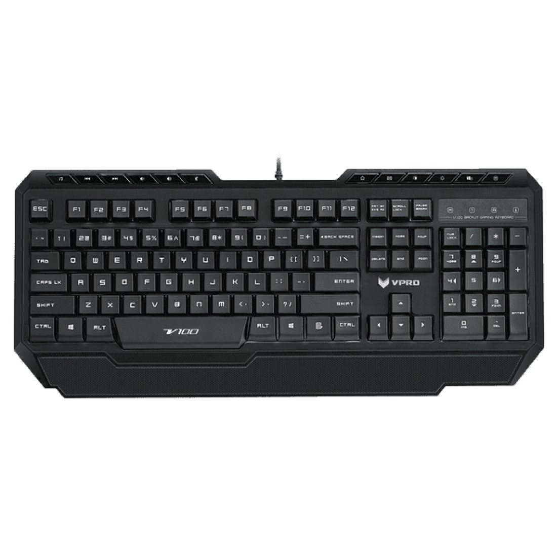 (KEYBOARD&MOUSE) Rapoo V100 Black Gaming Combo Set