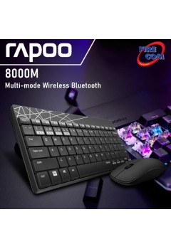 (KEYBOARD&MOUSE) Rapoo 8000M Multi-mode Wireless Bluetooth