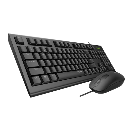 (KEYBOARD&MOUSE) Rapoo KB X120Pro Wired Optical Combo