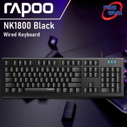 (KEYBOARD) Rapoo NK1800 Black Wired Keyboard