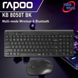 (KEYBOARD&MOUSE) Rapoo KB 8050T BK Multi-mode Wireless & Bluetooth