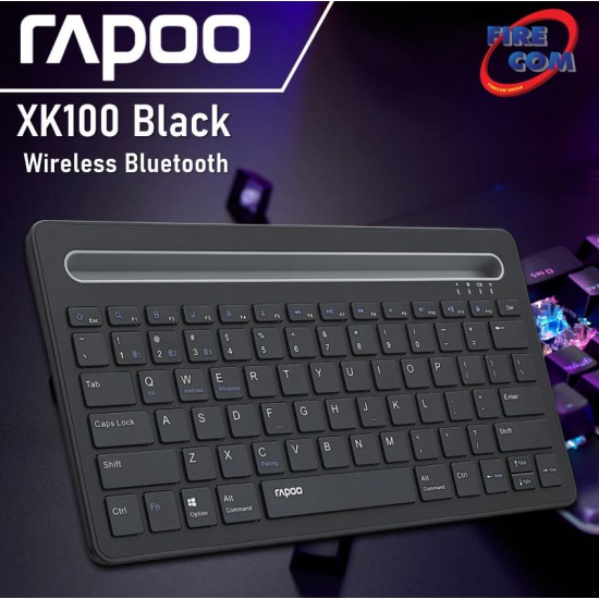 (KEYBOARD) Rapoo XK100 Black Wireless Bluetooth