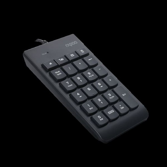 (KEYBOARD) Rapoo K10 Black Wired Numeric Keypad