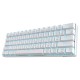 (KEYBOARD) Royal Kludge RK61 White RGB Backlight Red Switch Tri-Mode Mechanical Gaming