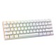 (KEYBOARD) Royal Kludge RK61 White RGB Backlight Red Switch Tri-Mode Mechanical Gaming