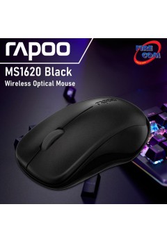 (Mouse) Rapoo MS1620 Black Wireless Optical Mouse
