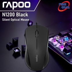 (Mouse) Rapoo N1200 Black Silent Optical Mouse