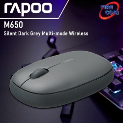 (Mouse) Rapoo M650 Silent Dark Grey Multi-mode Wireless