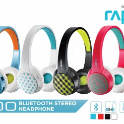 (HEADSET) Rapoo HT-S100 Bluetooth Multi-Style Headset
