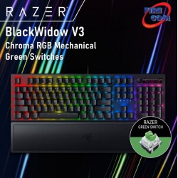 (KEYBOARD)Razer BlackWidow V3 Chroma RGB Mechanical Green Switches