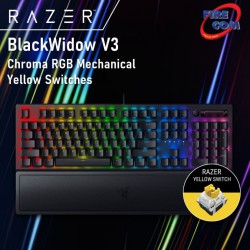 (KEYBOARD)Razer BlackWidow V3 Chroma RGB Mechanical Yellow Switches