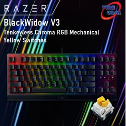 (KEYBOARD)Razer BlackWidow V3 Tenkeyless Chroma RGB Mechanical Yellow Switches