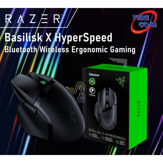 (Mouse)Razer Basilisk X HyperSpeed Bluetooth Wireless Ergonomic Gaming