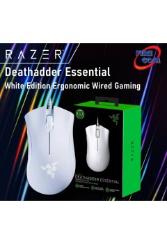 (Mouse)Razer Deathadder Essential White Ergonomic Wired Gaming