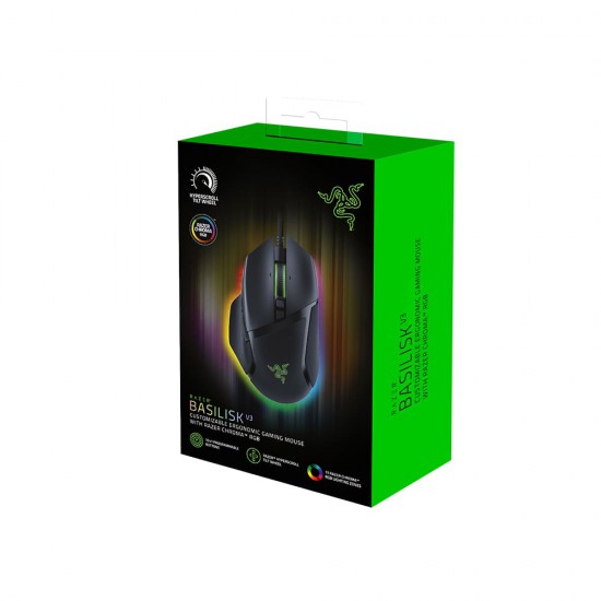 (Mouse)Razer Basilisk V3 Chroma RGB Hyper Skill Tilt Wheel Ergonomic Gaming