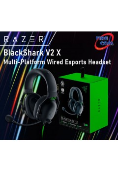 (HEADSET)Razer BlackShark V2 X Multi-Platform Wired Esports Headset