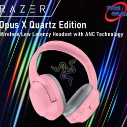 (HEADSET)Razer Opus X Quartz EditionWireless Low Latency Headset with ANC Technology