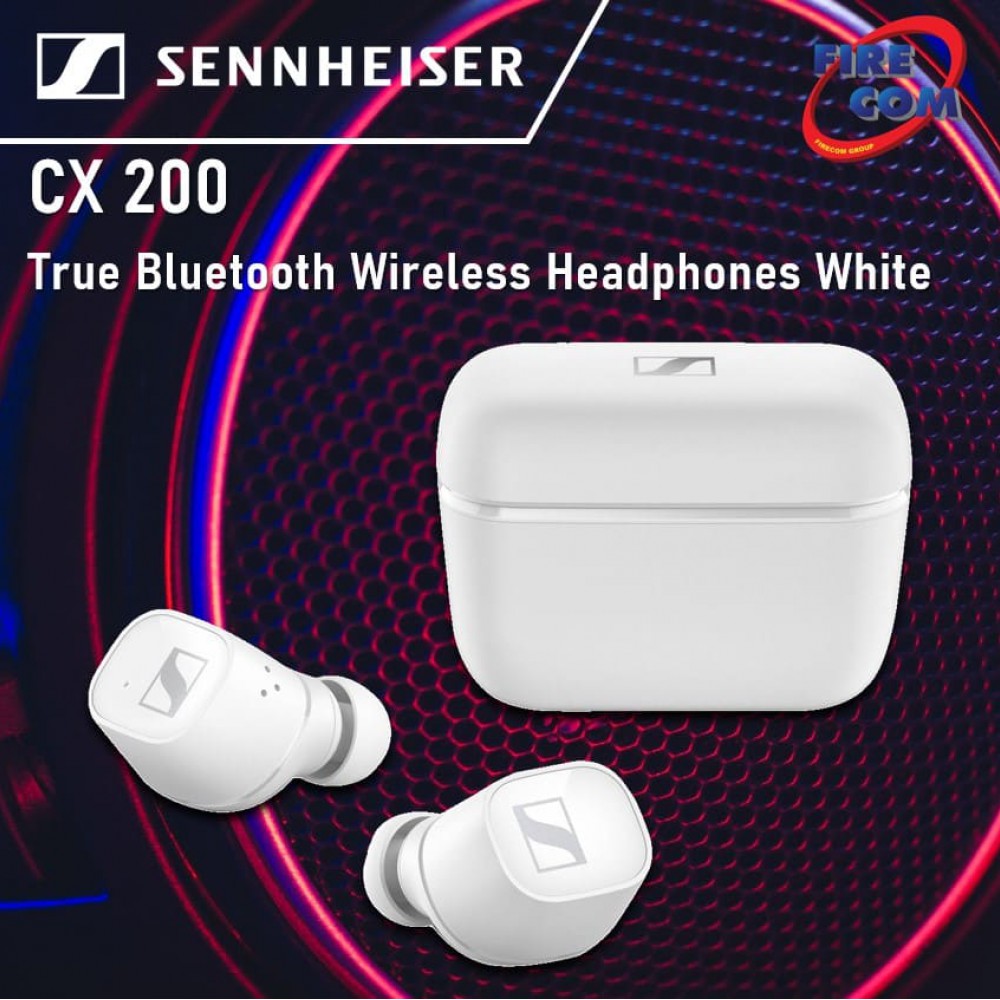 (HEADSET)SENNHEISER CX 200 True Bluetooth Wireless Headphones White