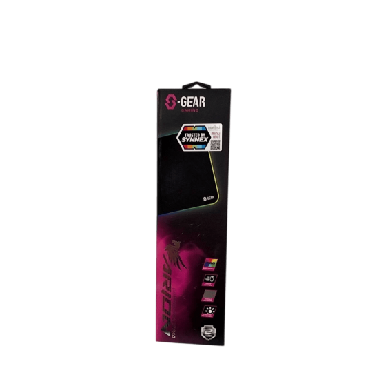 แผ่นรองเมาส์  Mouse Pad SGEAR GAAI-ARION RGB Gaming 350mmx250mm (4mm) สามารถออกใบกำกับภาษีได้