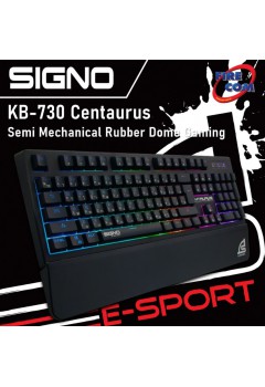 (KEYBOARD) Signo KB-730 Centaurus Semi Mechanical Rubber Dome Gaming