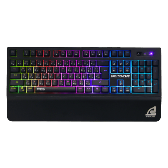 (KEYBOARD) Signo KB-730 Centaurus Semi Mechanical Rubber Dome Gaming