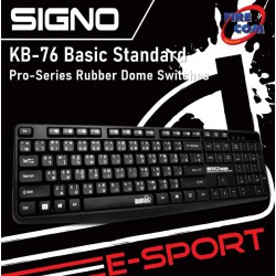 (KEYBOARD) Signo KB-76 Basic Standard Pro-Series Rubber Dome Switches