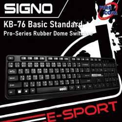(KEYBOARD) Signo KB-76 Basic Standard Pro-Series Rubber Dome Switches