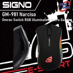 (Mouse)Signo GM-981 Narciso Omron Switch RGB illuminated Macro Gaming