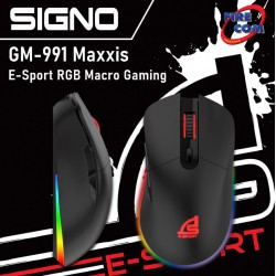 (Mouse)Signo GM-991 Maxxis E-Sport RGB Macro Gaming