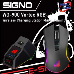 (Mouse)Signo WG-900 Vortex RGB Wireless Charging Station Macro Gaming