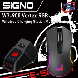 (Mouse)Signo WG-900 Vortex RGB Wireless Charging Station Macro Gaming