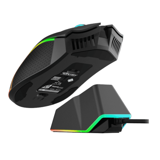 (Mouse)Signo WG-900 Vortex RGB Wireless Charging Station Macro Gaming