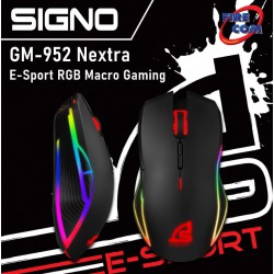 (Mouse)Signo GM-952 Nextra E-Sport RGB Macro Gaming