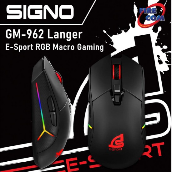 (Mouse)Signo GM-962 Langer E-Sport RGB Macro Gaming