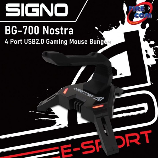 (MOUSETRAILER)Singo BG-700 Nostra 4 Port USB2.0 Gaming Mouse Bungee