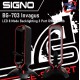 (MOUSETRAILER)Singo BG-703 Invagus LED 8 Mode Backlighting 3 Port USB2.0 Hub