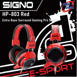 (HEADSET)Signo HP-803R Extra Bass Surround Gaming Pro Series
