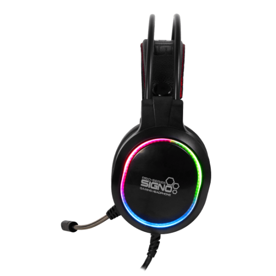(HEADSET)Signo HP-829 Mixxer 7.1 Surround Sound Ultra Light weight RGB Color Bacblighting Gaming
