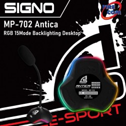 (MICROPHONE)Signo MP-702 Antica RGB 15Mode Backlighting Desktop