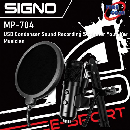 (MICROPHONE)Signo MP-704 USB Condenser Sound Recording Streamer Youtuber Musician
