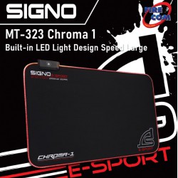 (MOUSEPAD)Signo MT-323 Chroma 1 Built-in LED Light Design Speed Large