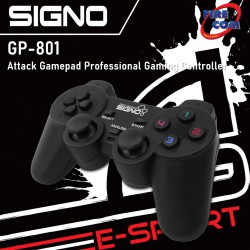 (JOYCONTROLLER)Signo GP-801 Attack Gamepad Professional Gaming Controller
