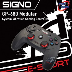 (JOYCONTROLLER)Signo GP-680 Modular System Vibration Gaming Controller