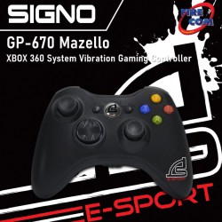 (JOYCONTROLLER)Signo GP-670 Mazello XBOX 360 System Vibration Gaming Controller